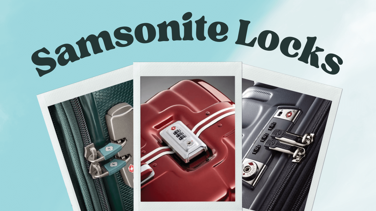 How to set lock on samsonite luggage