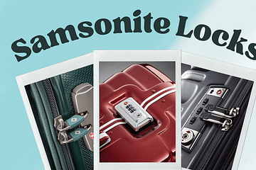 How to set lock on samsonite luggage